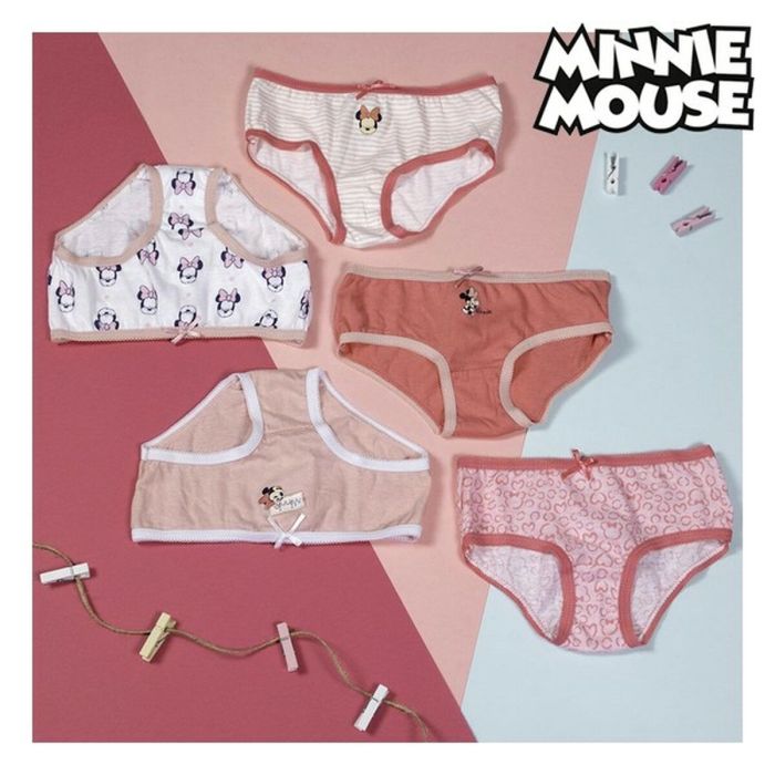 Pack de Braguitas para Niña Minnie Mouse Multicolor (5 uds) 7