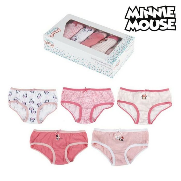 Pack de Braguitas para Niña Minnie Mouse Multicolor (5 uds)