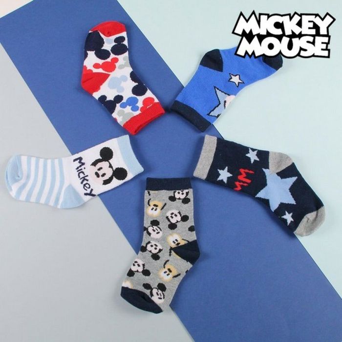 Calcetines Mickey Mouse (5 pares) Multicolor 4