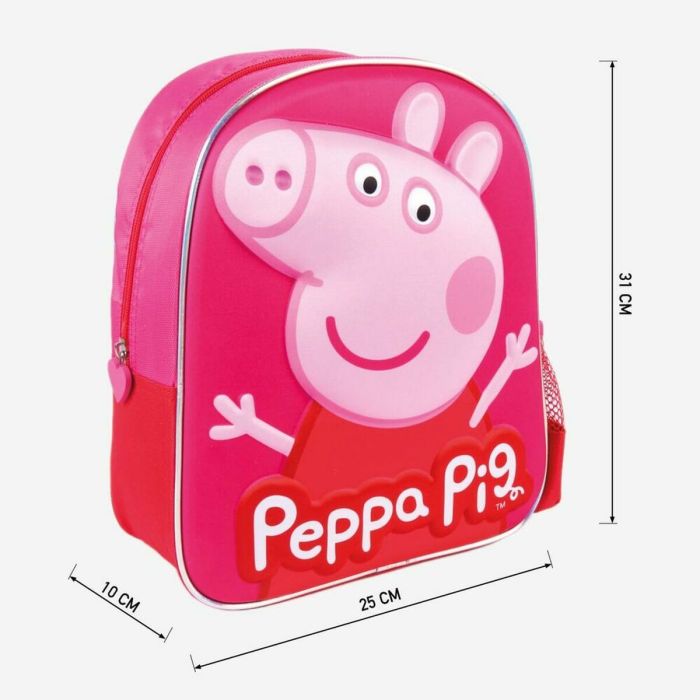 Mochila Escolar Peppa Pig Rosa (25 x 31 x 10 cm) 7