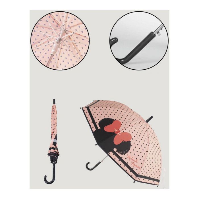 Paraguas Automático Minnie Mouse Rosa (81 cm) 3