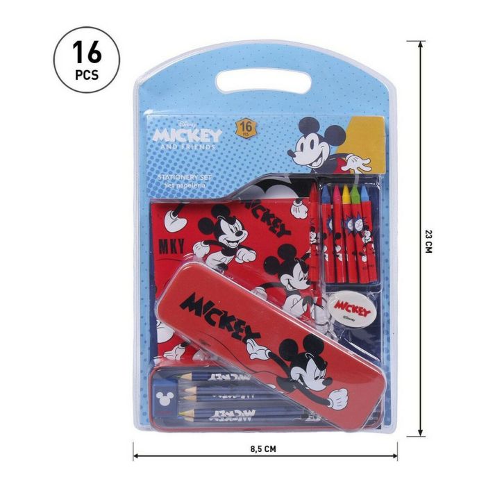 Set de Papelería Mickey Mouse Azul (16 pcs) 6 Set de Papelería Mickey Mouse Azul (16 pcs) 6