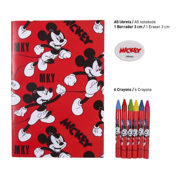 Set de Papelería Mickey Mouse Azul (16 pcs) 5 Set de Papelería Mickey Mouse Azul (16 pcs) 5