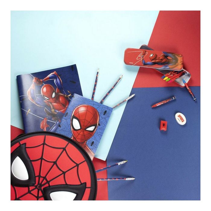 Set de Papelería Spiderman 2100003564 Rojo (16 pcs) 1 Set de Papelería Spiderman 2100003564 Rojo (16 pcs) 1