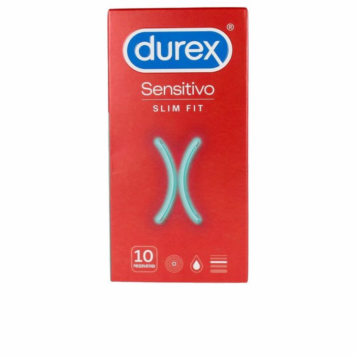Preservativos Sensitivo Suave Durex Slim Fit (10 uds)