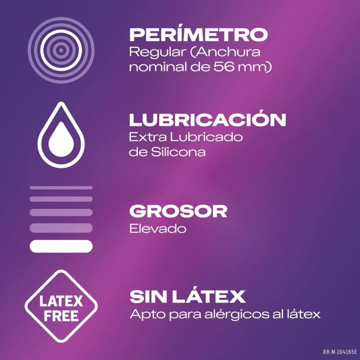 Preservativos sin Látex Durex Sin Latex 12 Unidades 5