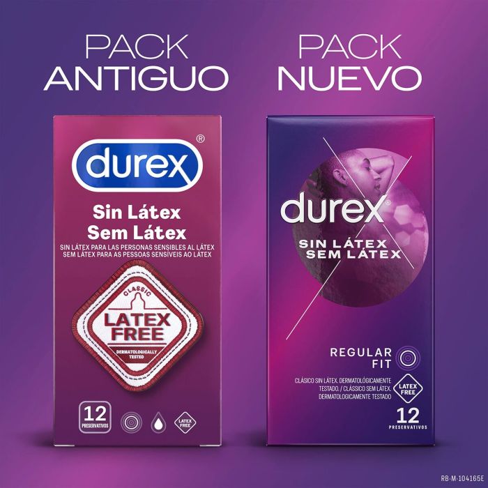 Preservativos sin Látex Durex Sin Latex 12 Unidades 2
