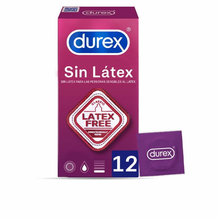 Preservativos sin Látex Durex Sin Latex 12 Unidades 1