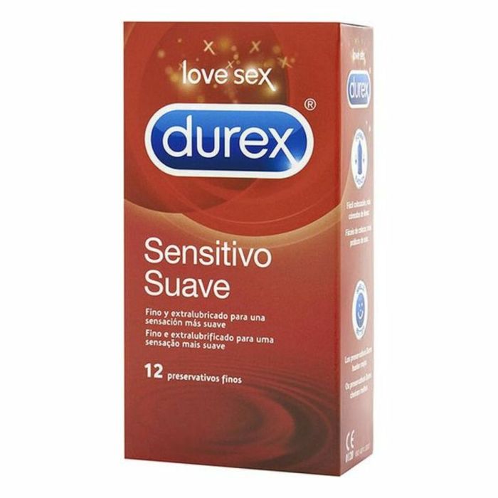 Preservativos Durex Sensitivo Suave Ø 5,6 cm (12 uds) 1