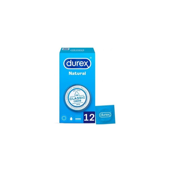 Preservativos Durex Natural (12 uds)