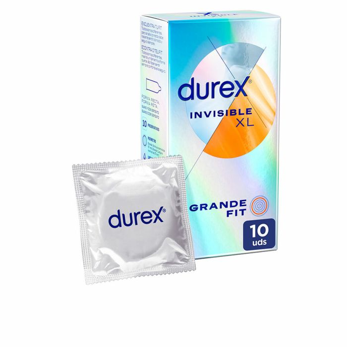 Preservativos Durex Invisible XL 10 Unidades