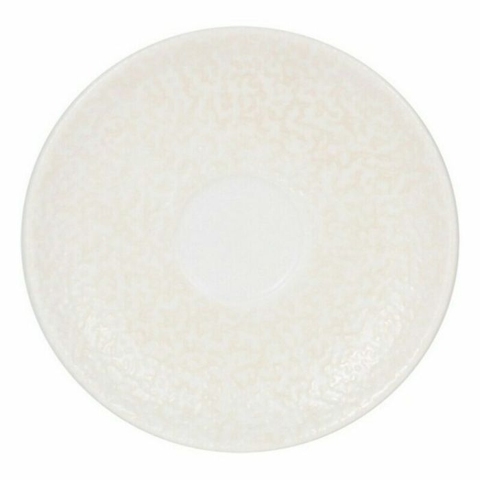 Plato Inde Atelier Porcelana Blanco Ø 12 cm (6 Unidades) (ø 12 cm) 1