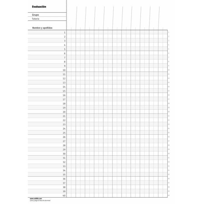 Planificador anual Additio TRIPLEX 22,5 x 31 cm 3