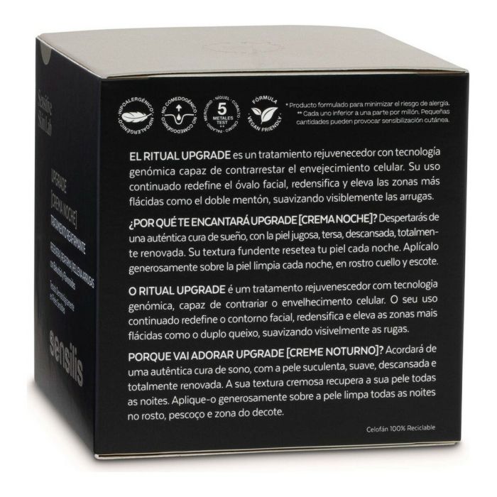 Crema de Noche Antiedad Sensilis Upgrade Reafirmante 50 ml 3