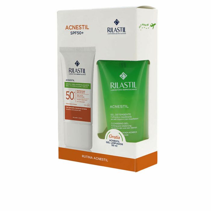 Sun system acnestil SPF50+ lote 2 pz