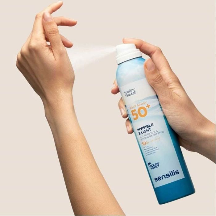 Spray Protector Solar Sensilis Invisible and Light SPF 50+ 200 ml x 2 1