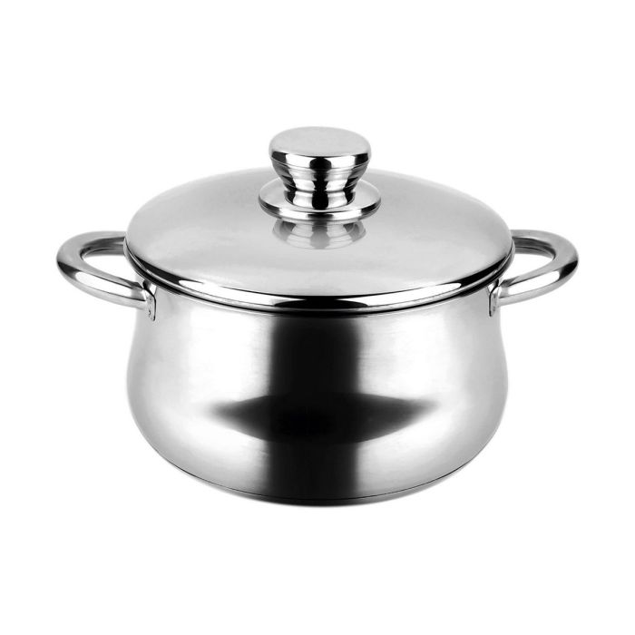 Olla inoxidable silverinox 6,8l + tapa acero inoxidable 18/10 fagor ø24x15cm