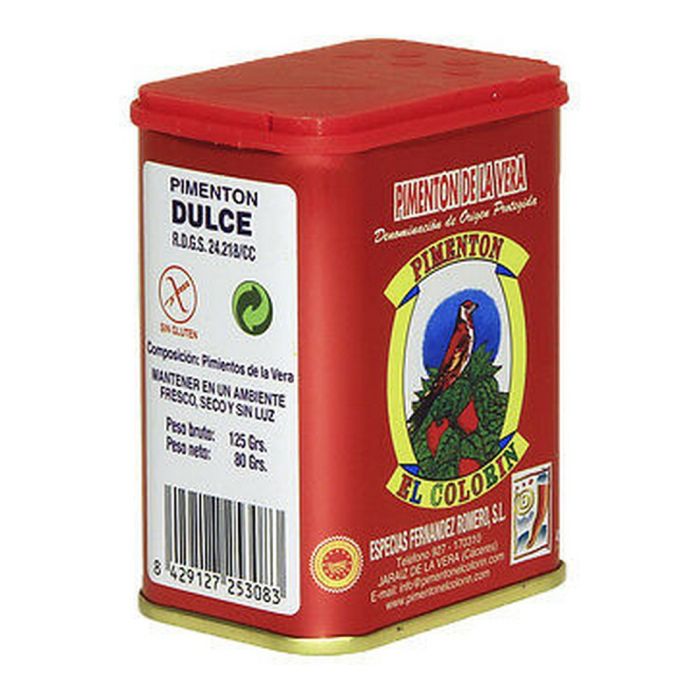 Pimentón El Colorin de la Vera Dulce (80 g) 1 Pimentón El Colorin de la Vera Dulce (80 g) 1