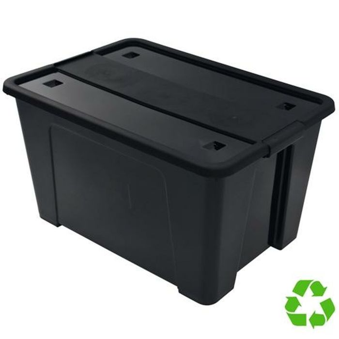 Cubo de basura Archivo 2000 CP1482052 NE Negro Polipropileno 52 L