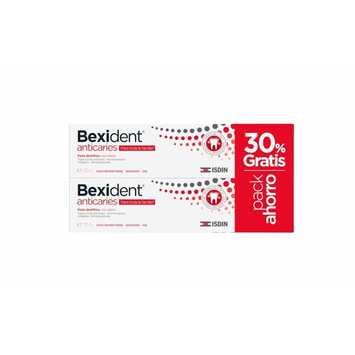 Bexident anticaries pasta dentífrica dúo 2 x 125 ml