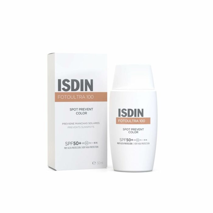 Isdin Foto Ultra 100 Protector Solar Facial Con Color Previene Las Manchas Solares Spf50+