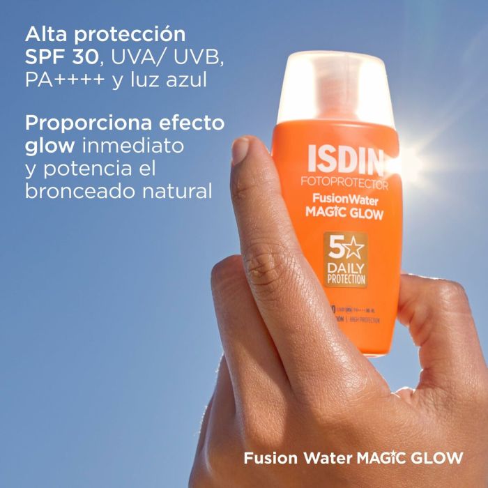 Protector Solar Facial Isdin Fusion Water Magic Glow Spf 30 50 ml 1