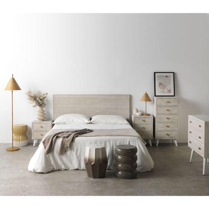 Cabecero de Cama Alexandra House Living Blanco 110 x 60 x 5 cm 1 Cabecero de Cama Alexandra House Living Blanco 110 x 60 x 5 cm 1