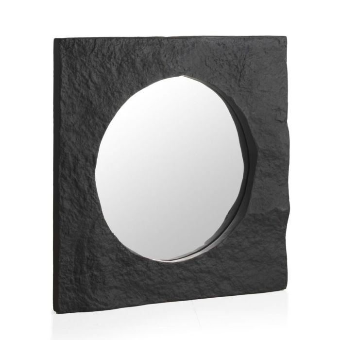 Espejo Colgante Alexandra House Living Negro 80 x 80 x 7 cm Espejo Colgante Alexandra House Living Negro 80 x 80 x 7 cm