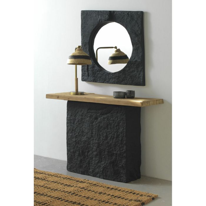 Espejo Colgante Alexandra House Living Negro 80 x 80 x 7 cm 2 Espejo Colgante Alexandra House Living Negro 80 x 80 x 7 cm 2
