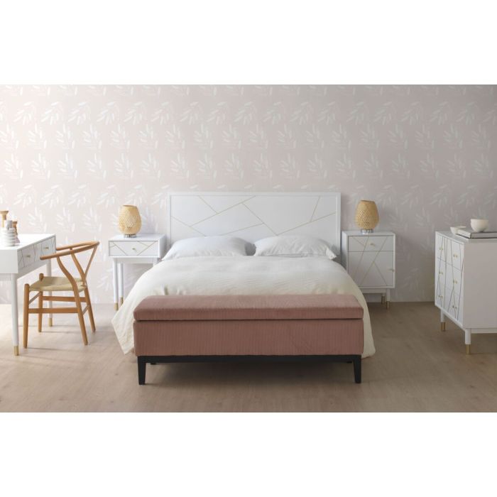 Cabecero de Cama Alexandra House Living Blanco 110 x 60 x 4 cm 1 Cabecero de Cama Alexandra House Living Blanco 110 x 60 x 4 cm 1