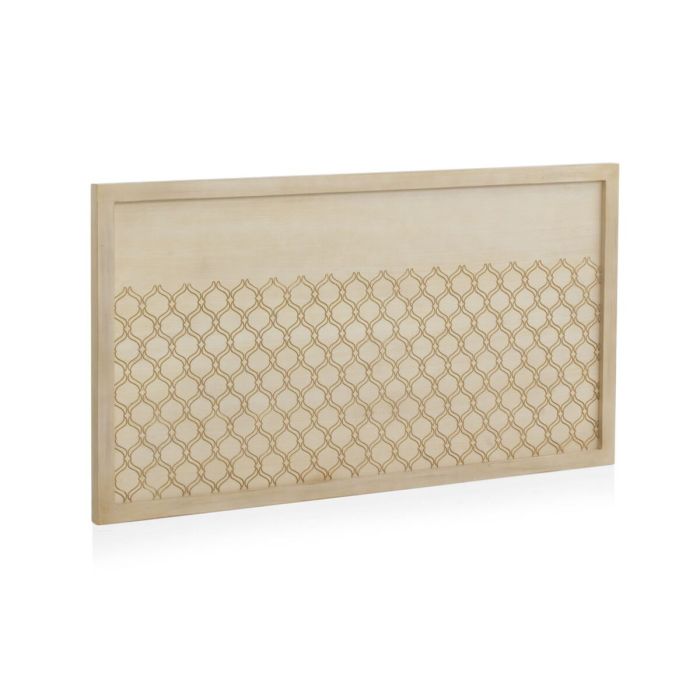 Cabecero de Cama Alexandra House Living Marfil 110 x 60 x 3 cm Cabecero de Cama Alexandra House Living Marfil 110 x 60 x 3 cm