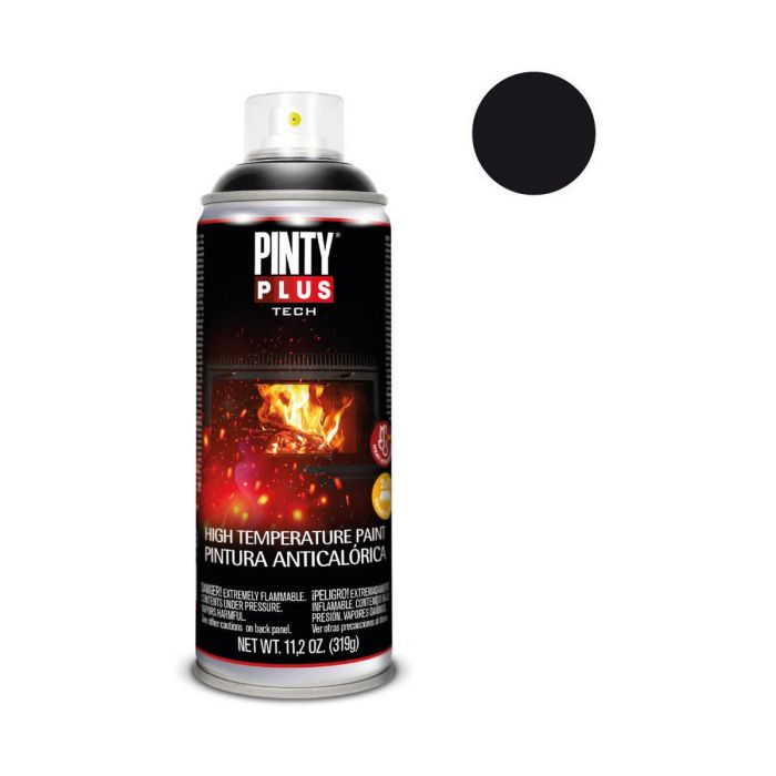 Pintura Anticalórica Pintyplus Tech A104 319 ml Spray Negro 1