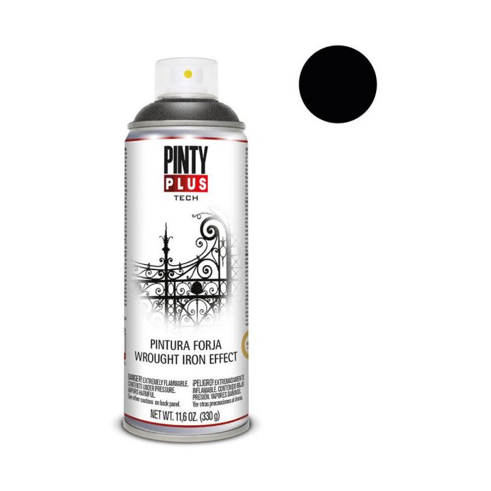 Pintura en spray Pintyplus Tech FJ104 Forja 330 ml Negro 1