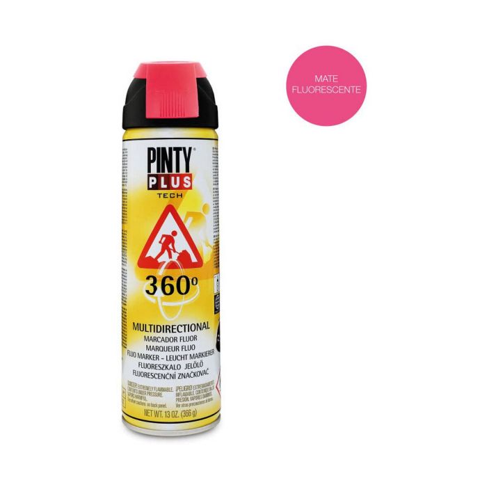 Pintura en spray Pintyplus Tech T107 366 ml 360º Rojo 1