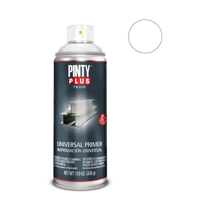 Pintura en spray Pintyplus Tech I101 338 ml Universal Imprimación Blanco 1