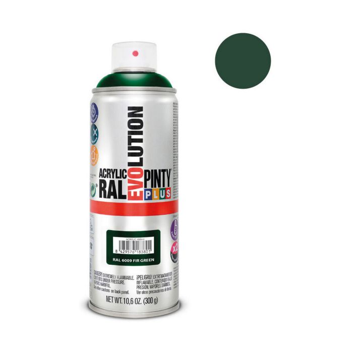 Pintura en spray Pintyplus Evolution RAL 6009 Fir Green 300 ml 1
