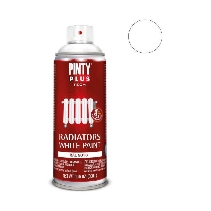 Pintura en spray Pintyplus Tech RAL 9010 Radiador Blanco 300 ml 1
