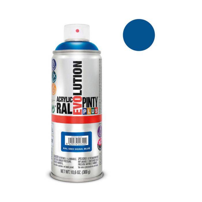 Pintura en spray Pintyplus Evolution RAL 5005 Signal Blue 300 ml 1