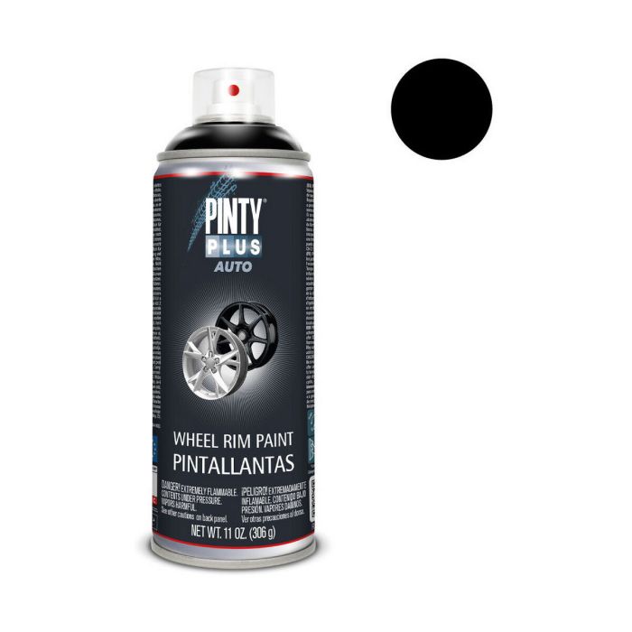 Pintura en spray Pintyplus Auto L104 306 ml Llanta Negro 1