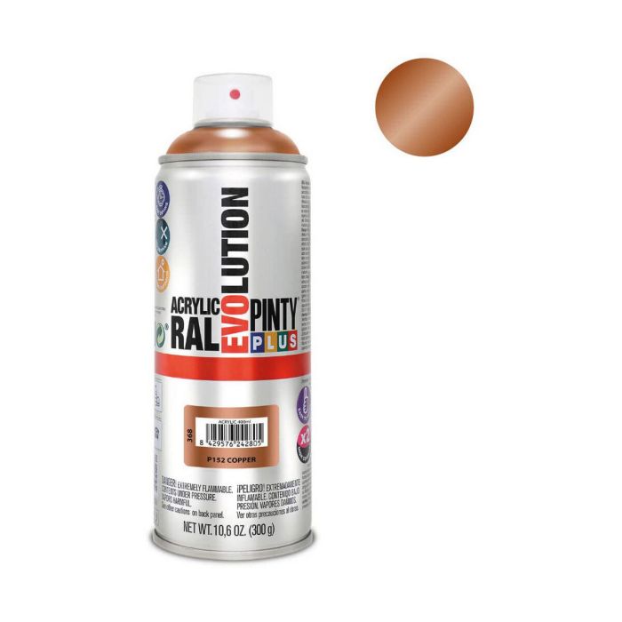 Pintura en spray Pintyplus Evolution P152 Cobre 300 ml 1