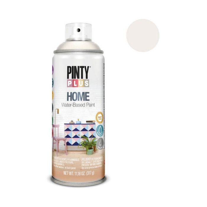 Pintura en spray Pintyplus Home HM112 317 ml White Milk 1
