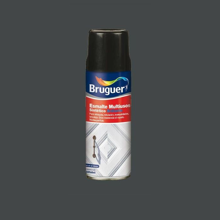 Esmalte sintético Bruguer 5197981 Spray Multiusos Gris 400 ml Brillante 1