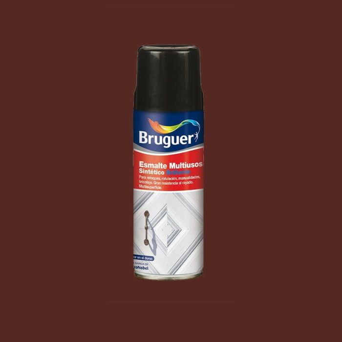 Esmalte sintético Bruguer 5197984 Spray Multiusos Marrón 400 ml Brillante 1