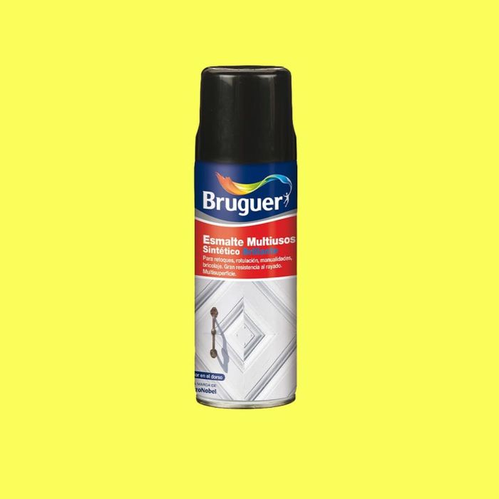 Esmalte sintético Bruguer 5197985 Spray Multiusos Limón 400 ml Brillante 1