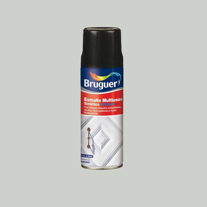 Esmalte sintético Bruguer 5197987 Spray Multiusos 400 ml Gris Perla Brillante 1