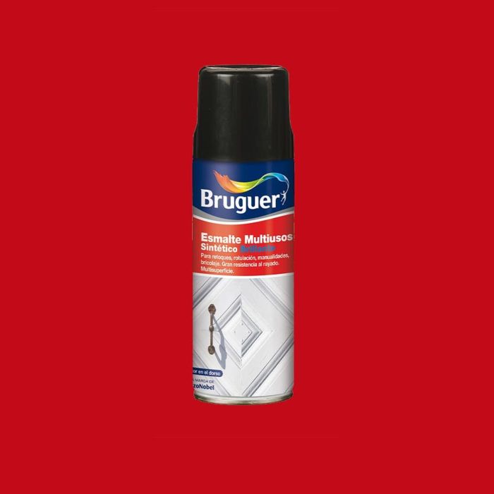 Esmalte sintético Bruguer 5197988 Spray Multiusos Vermillion Red 400 ml Brillante 1