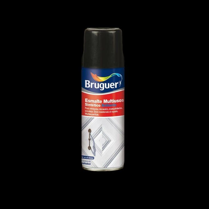 Esmalte sintético Bruguer 5197993 Spray Multiusos Negro 400 ml Mate 1