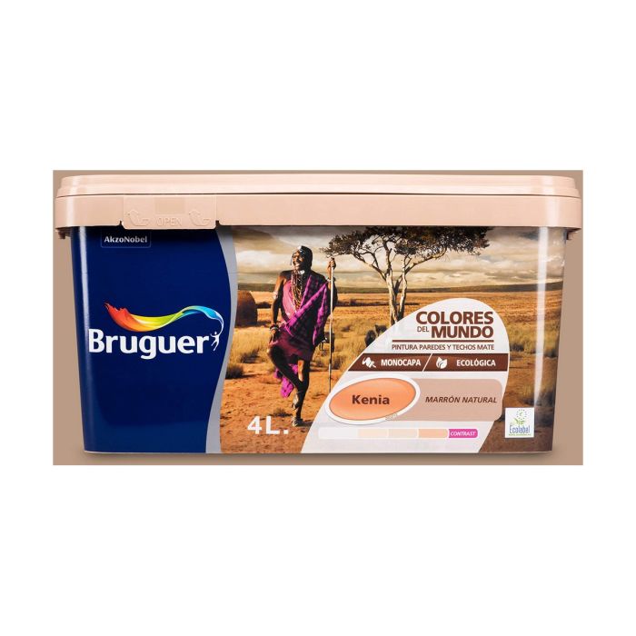 Colores del mundo kenia marron natural 4l 5057083 bruguer
