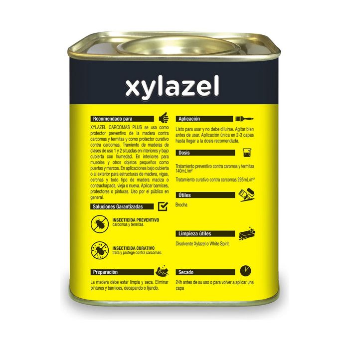 Protector de superficies Xylazel Plus Madera Carcoma 750 ml Incoloro 1