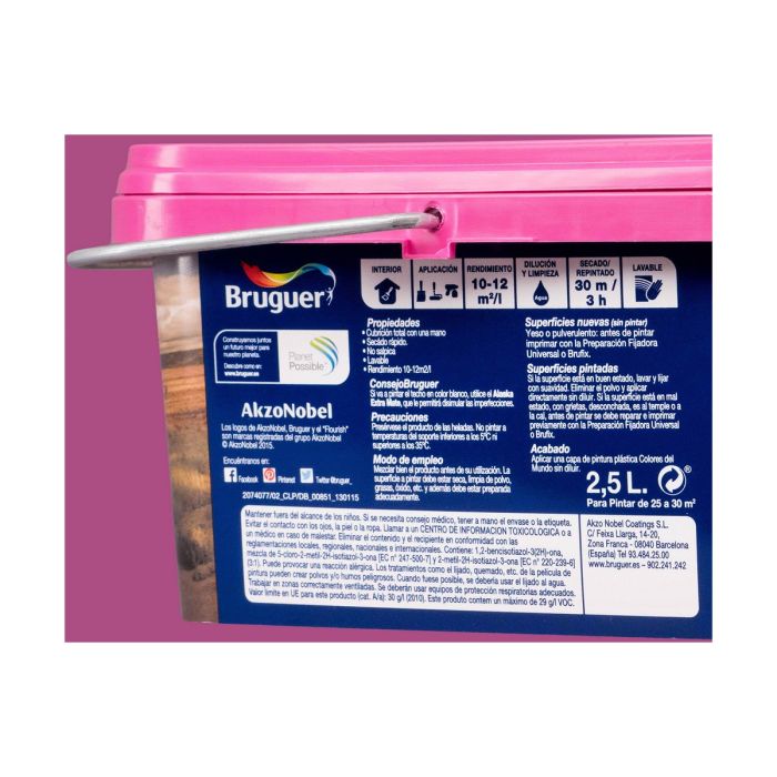 Pintura Bruguer Colores Del Mundo 2,5 L 1 Pintura Bruguer Colores Del Mundo 2,5 L 1